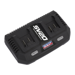 Sealey CP20VMC2 Dual Battery Charger 20V Lithium-ion for SV20 Series Reasonable Price