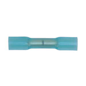 Sealey BTSB50 Heat Shrink Butt Connector Terminal ?5.8mm Blue Pack of 50 Premium