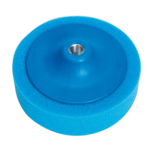 Sealey PTC/CH/5/8-B Buffing & Polishing Foam Head ?150 x 50mm 5/8"UNC Blue/Medium Sells Cheap